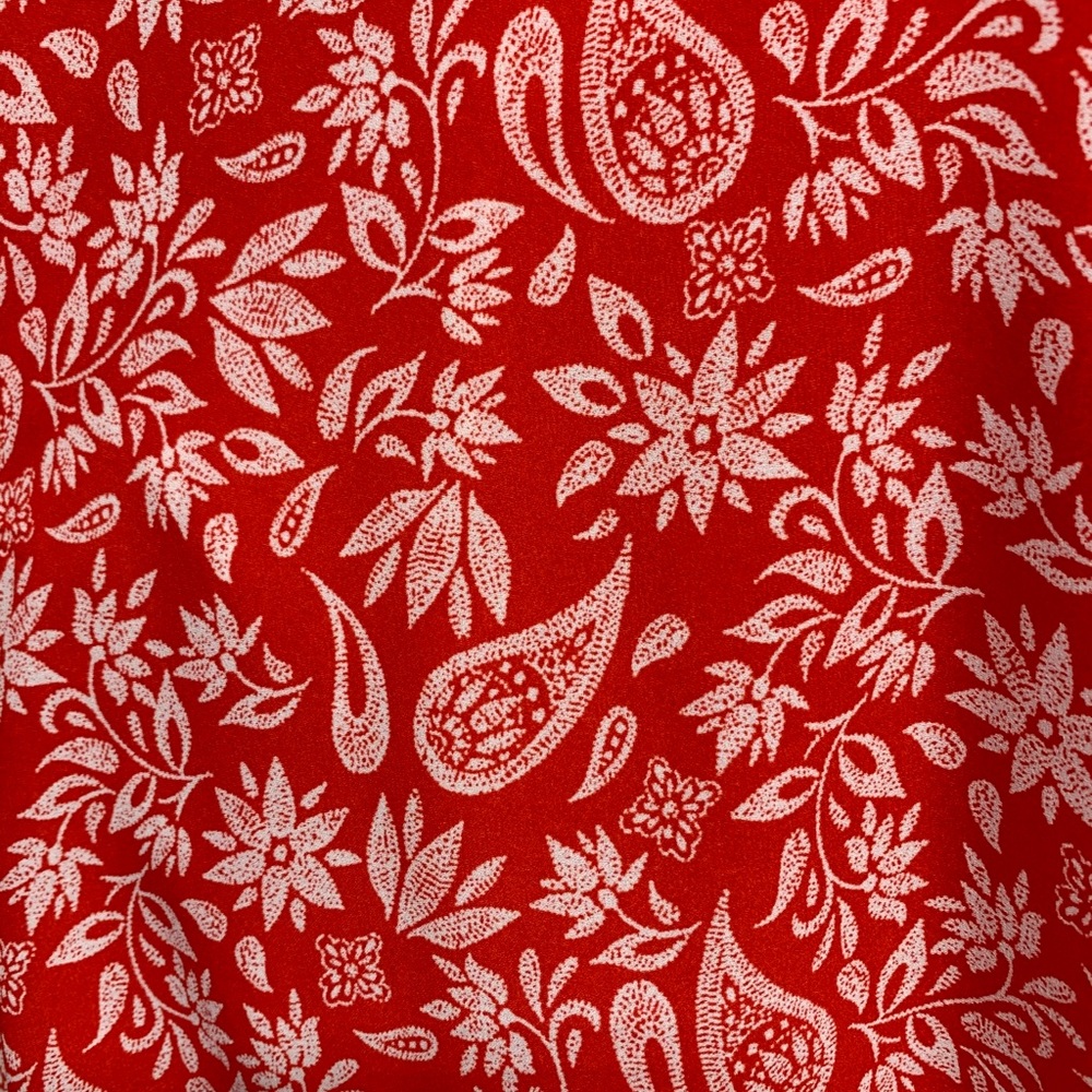 WOMENS PINK ROSE VINTAGE-ROUGE FLORAL & PAISLEY - Picture 3 of 3